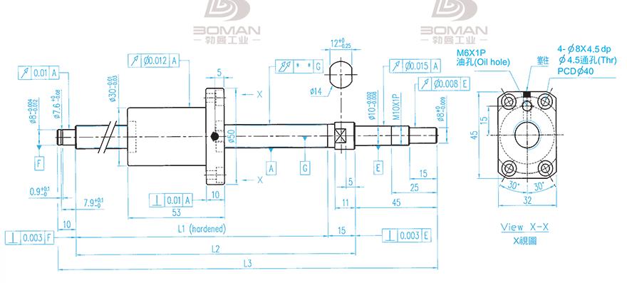 TBI XSVR01210B1DGC5-280-P1 tbi滚珠丝杆螺母安装方法
