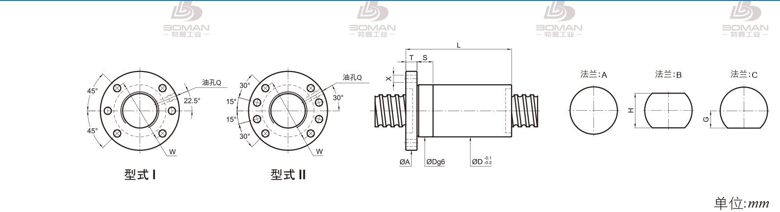 PMI FSDC2515-4 PMI丝杆导轨超薄型号